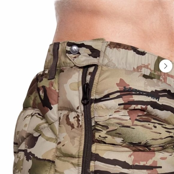 Under Armour Field Hunting Pants Black / Camo Men's 1313212 999 - Picture 5 of 7